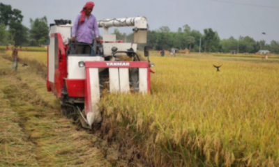 হারভেস্টার মেশিনের দাম নাগালে পেতে চায় কৃষকরা