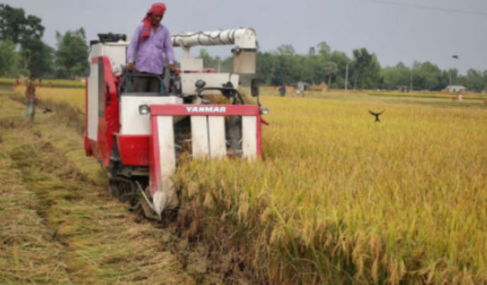 হারভেস্টার মেশিনের দাম নাগালে পেতে চায় কৃষকরা