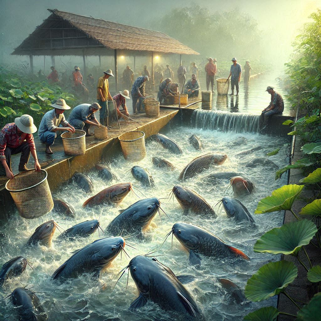শিং মাছের পুকুর প্রস্তুতি